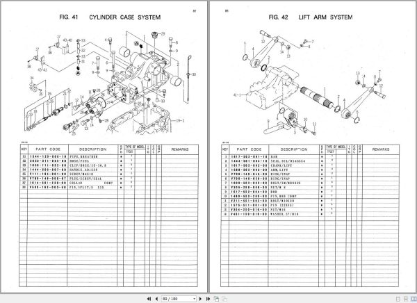 Iseki Tractor TF327 Parts Catalog 1710 097 100 00 2