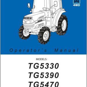 Iseki Tractor TG5330 TG5390 TG5470 Operators Manual and Diagram 1
