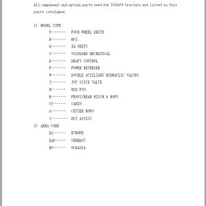 Iseki Tractor TG5330 TG5390 TG5470 Parts Catalog 1