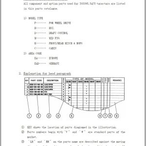 Iseki Tractor TG5395 TG5475 Parts Catalog 1747 095 100 0A 1