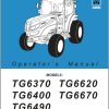 Iseki Tractor TG6370 TG6490 Operators Manual and Diagram 1815 912 103 1E EN 1