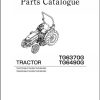 Iseki Tractor TG6370G TG6490G Parts Catalog 1815 097 110 00 1
