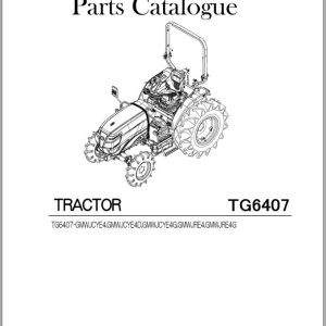 Iseki Tractor TG6407 Parts Catalog 1815 097 130 0A 1