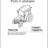 Iseki Tractor TG6507 TG6507H Parts Catalog 1816 097 100 0A 1