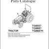 Iseki Tractor TG6557 TG6687 TG6687H Parts Catalog 1817 097 120 0A 1