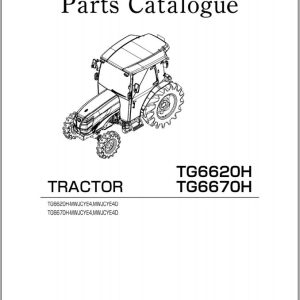 Iseki Tractor TG6620H TG6670H Parts Catalog 1817 097 100 00 1
