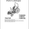 Iseki Tractor TG6625H TG6675 TG6675H Parts Catalog 1817 097 110 10 1