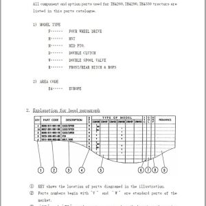 Iseki Tractor TH4260 TH4290 TH4330 Parts Catalog 1740 097 110 10 1