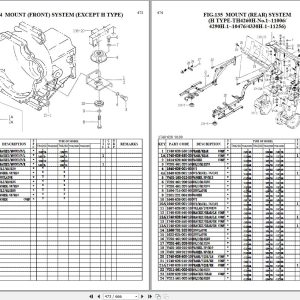 Iseki Tractor Th4260 Th4290 Th4330 Parts Catalog 1740 097 110 10 2
