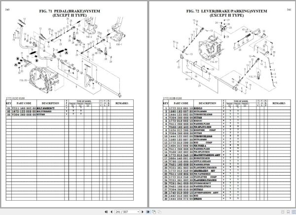 Iseki Tractor TH4295F 3 TH4335F 3 TH4365F 3 FH 3 Parts Catalog 1772 097 110 0B 2