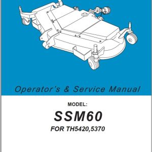 Iseki Tractor TH5370H TH5420H Operators Manual 1