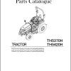Iseki Tractor TH5370H TH5470H Parts Catalog 1848 097 100 0A 1