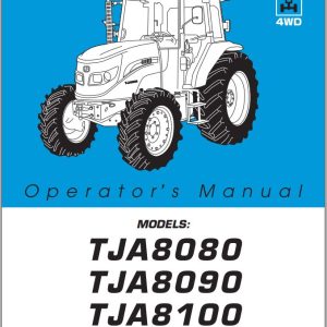 Iseki Tractor TJA8080 TJA8090 TJA8100 Operators Manual and Diagram 1807 912 101 0 EN 1
