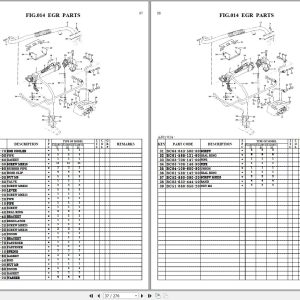 Iseki Tractor TJA8080 TJA8090 TJA8100 Parts Catalog 1807 095 100 0A 2