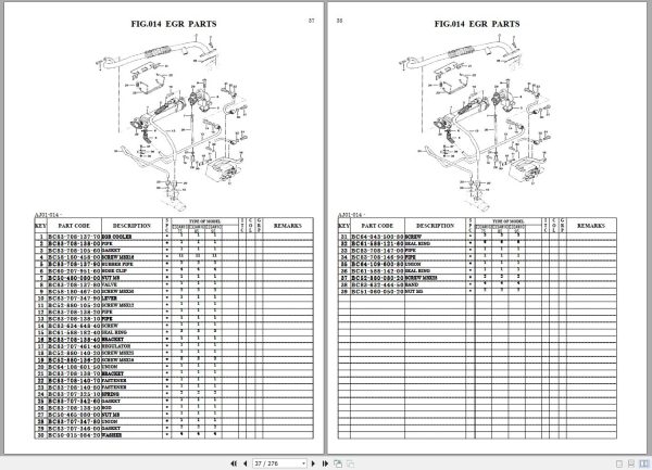 Iseki Tractor TJA8080 TJA8090 TJA8100 Parts Catalog 1807 095 100 0A 2