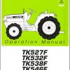 Iseki Tractor TK527F TK532F TK538F TK546F Operators Manual and Diagram 0110 01 300 1