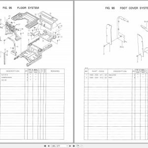 Iseki Tractor TK529 TK533 Parts Catalog 1674 097 110 00 2