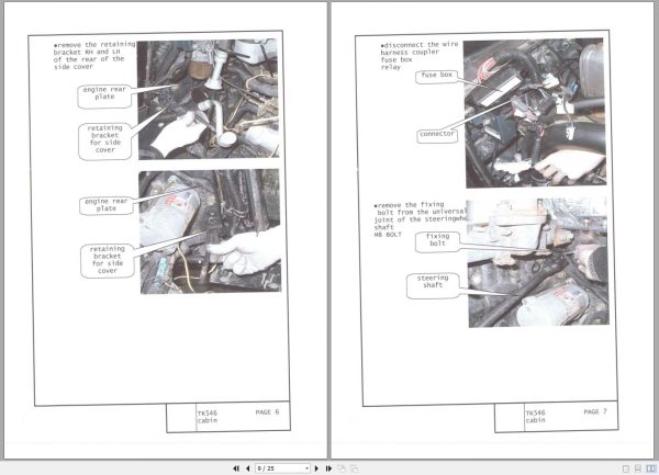 Iseki Tractor TK546 Cabin Technical Trainning 2