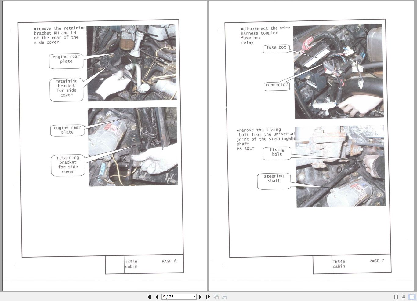 Iseki Tractor TK546 Cabin Technical Trainning 2
