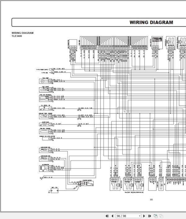 Iseki Tractor TLE3400 H3 Operators Manual and Diagram 1834 912 102 0 EN 2