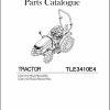 Iseki Tractor TLE3410 Parts Catalog 1834 097 120 0A 1