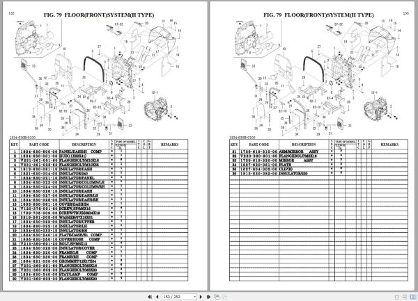 Iseki Tractor TLE3410 Parts Catalog 1834 097 120 0A 2