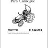 Iseki Tractor TLE4490 Parts Catalog 18330971000A 1