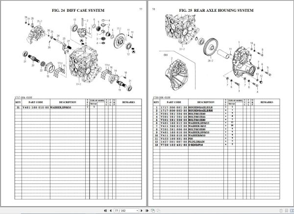 Iseki Tractor TM3160 Parts Catalog 1738 097 100 00 2