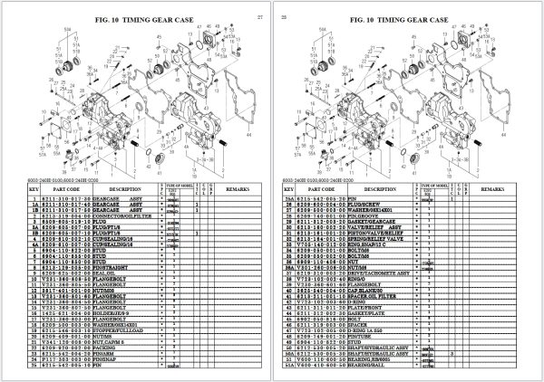 Iseki Tractor TM3160 Parts Catalog 1738 097 100 10 2