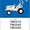 Iseki Tractor TM3215 TM3245 TM3265 Operators Manual and Diagram 1
