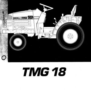 Iseki Tractor TMG 18 Operators Manual 9706 01 300 1