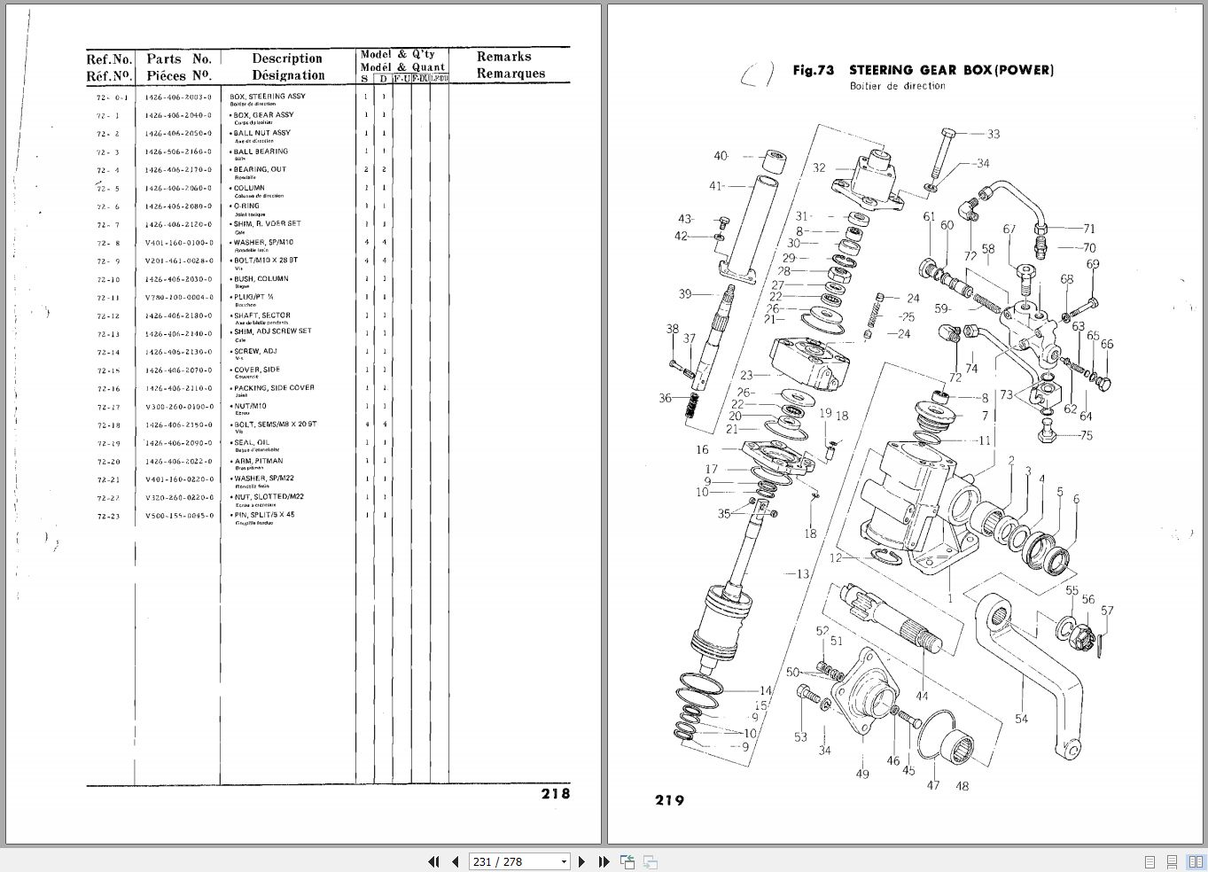 Iseki Tractor TS3110 Parts Catalog 140009800310