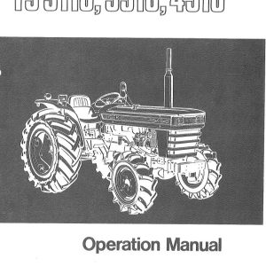 Iseki Tractor TS3110 TS3510 TS4510 Operators Manual and Diagram 1