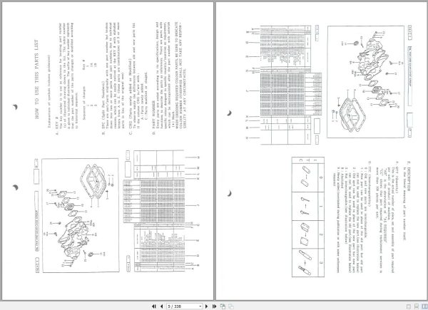 Iseki Tractor TU318F Parts Catalog 1602 098 100 00 2