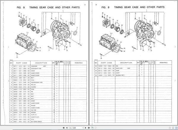 Iseki Tractor TU320 Parts Catalog 1603 098 100 10 2