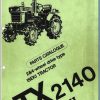 Iseki Tractor TX2140 Parts Catalog 1400 098 0111 0 1