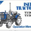 Iseki Tractor TX2140 TX2160 Operators Manual 1