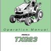 Iseki Tractor TXG23 Operators Manual and Diagram 1