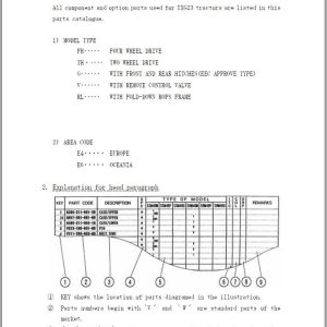 Iseki Tractor TXG23 Parts Catalog 1739 097 100 20 1