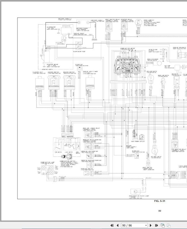 Iseki Tractor TXG237F3 Operators Manual and Diagram 2