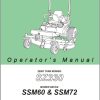 Iseki Zero Turn Mower SZ330 Operators Manual and Diagram 1