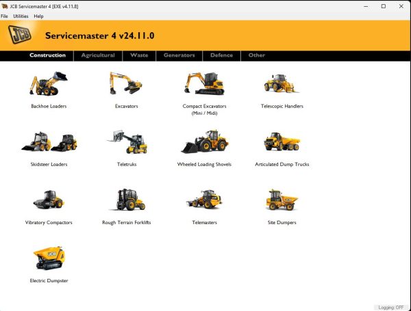 JCB ServiceMaster4 11.2024 V24.11.0 Diagnostic Solution 1