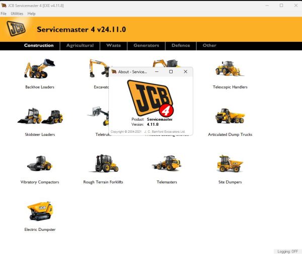 JCB ServiceMaster4 11.2024 V24.11.0 Diagnostic Solution 8