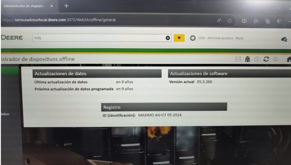 John Deere Service Advisor AG CF 5.3 05.2024 Remote Installation