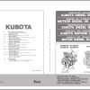 Kubota Diesel Engine D1005 E4 to D1105 K E4 Operators Manual 1J095 8916 8 1 rotated