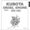 Kubota Engine D1005 E4 to V1505 E4 Operators Manual and Wiring Diagram EN 1