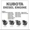 Kubota Engine V1505 CR TE5 to V3800 CR TE5 BG Operators Manual 1