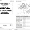 Kubota Engine V3307 CR TE5B AMN 1 Illustrated Parts List 1