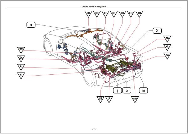 LEXUS LC500h 2023 Electrical Wiring Diagrams 1