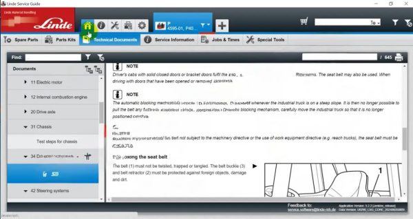 Linde LSG v.5.2.2 U0290 Updated 06.2024 Service Guide Information 3